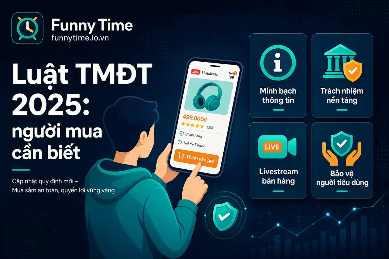 Luật Thương mại điện tử 2025 và người mua hàng online