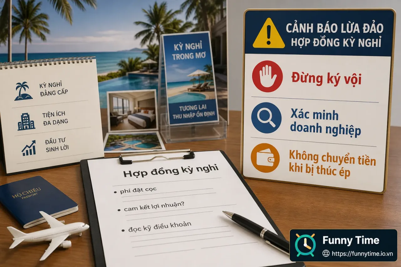 Cảnh báo vụ lừa đảo hợp đồng kỳ nghỉ và các dấu hiệu rủi ro